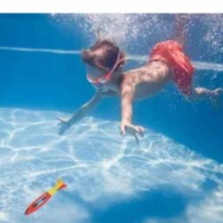 Undervands torpedoer til Dykkerleg i Pool - 4 stk assorterede design