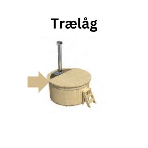 Trlg Grantr til Vildmarksbad  200 cm med indvendig ovn