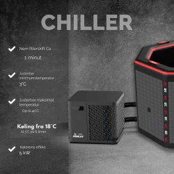 UFC isbad med Chiller 5 kw oppustelig Octagon