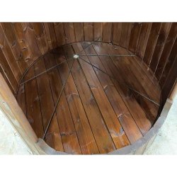 Udendrs Brusekabine i Thermowood