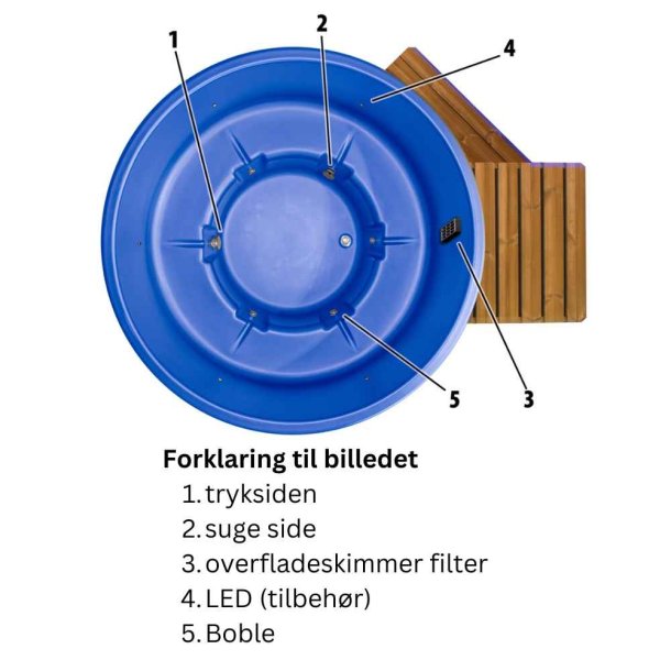Udespa Topspa XS Azur Bl Topisoleret Wifi