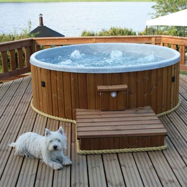 Udespa Topspa XS Grey Marble Topisoleret Wifi