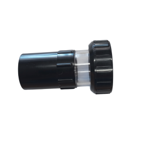 Unionst med gennemsigtig plastikdel - 50 mm  - til sandfilter