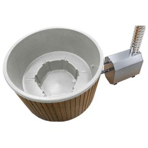 Vildmarksbad Finntub 30 Kw brndeovn Grey Marple