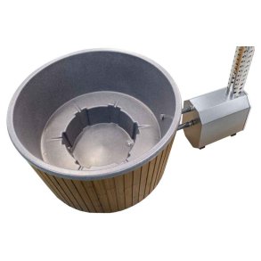 Vildmarksbad Finntub Isoleret Black Marple 25 kw Brndeovn