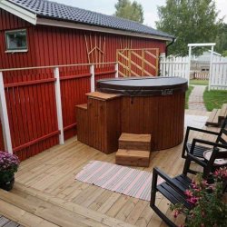 Citytub Vildmarksbad Arctic Gasovn Isoleret Black marple