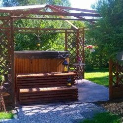 Citytub Vildmarksbad Arctic Gasovn Isoleret Black marple