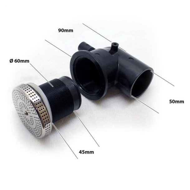 Gennemfring til vildmarksbad  63 mm 90 gr
