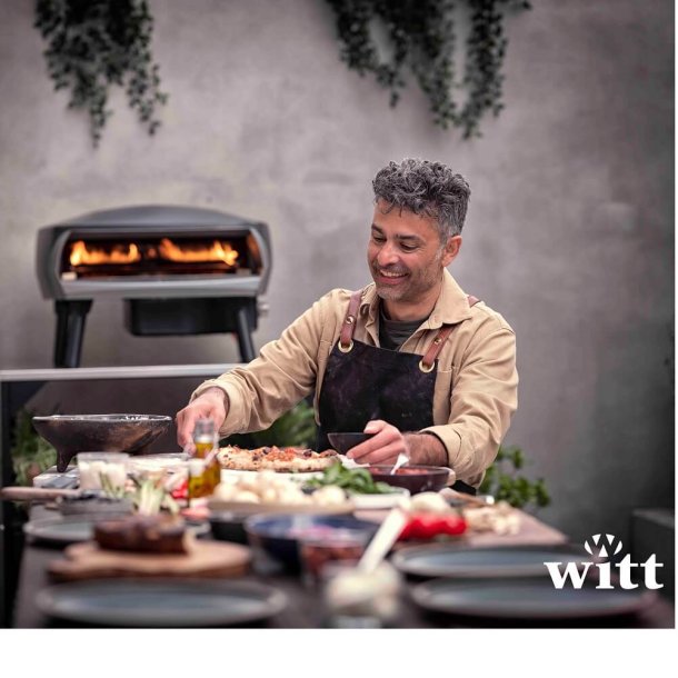 Witt - Pizzaovn Gas - Etna Fermo - Sort