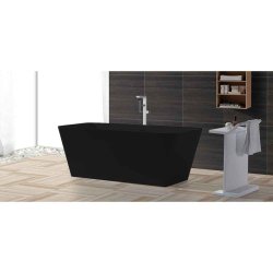 Wellis Carib matsort fritstende badekar i stbemarmor 1650 mm