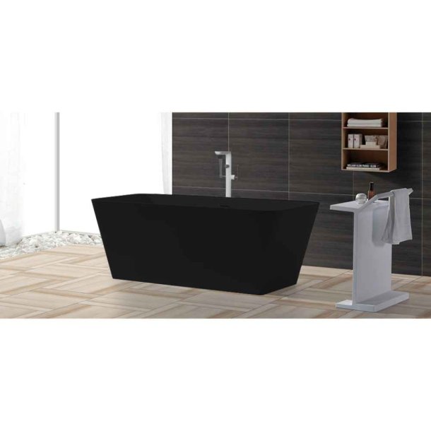 Wellis Carib matsort fritstende badekar i stbemarmor 1650 mm