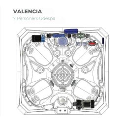 Wellis Valencia 7 personer Udespa til udlejnings sommerhuse