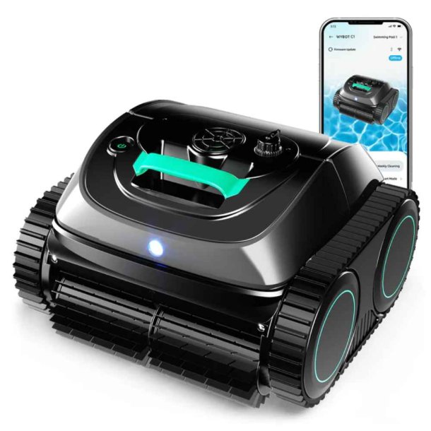 Wybot C1 pro Poolrobot - Bund og v&aelig;g