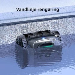 Wybot C1 pro Poolrobot - Bund og v&aelig;g