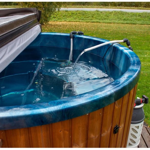 Transportabel og Aftagelig Gas Vandvarmer Vildmarksbad og Udespa