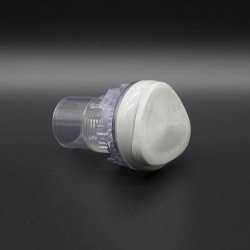 Luftregulator  lysegr LED-belyst RD