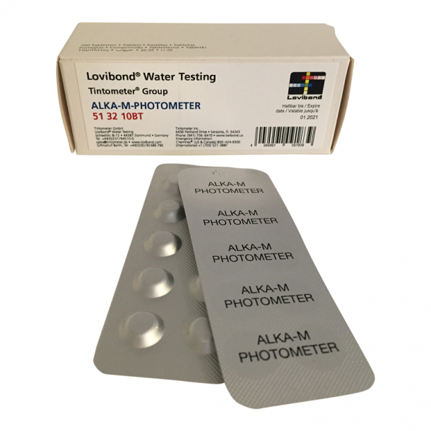 Alkalitet Test tabletter 100 stk til Scuba II Fotometer