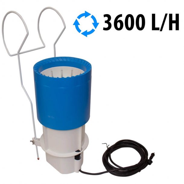 Overflade Filtersystem til Vildmarksbad og Hottub 3600 liter per time