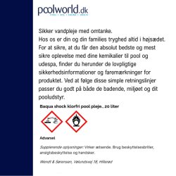 Baqua Shock 20 liter Klorfri Pool pleje