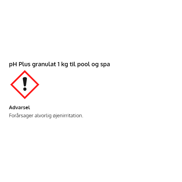 pH plus 1 kg Granulat Bayrol