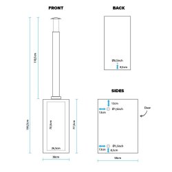 Rexener Biodiesel Vandvarmer med skorsten Basic