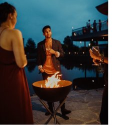BOWL Fire bowl with tripod