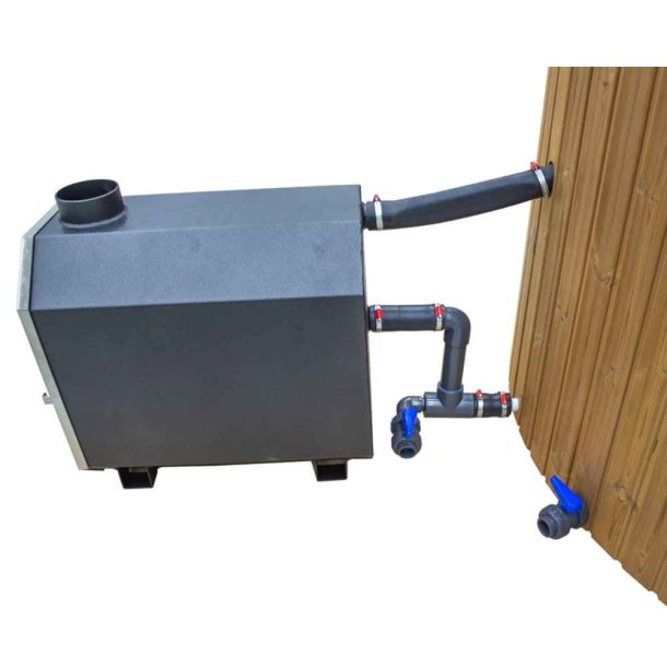 Vildmarksbad Finntub Isoleret Black Marple 25 kw Brndeovn