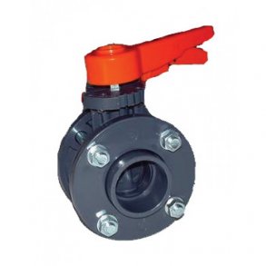 Butterflyventil, komplet