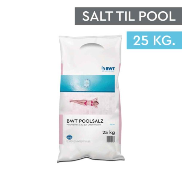 Pool salt - 25 kg til pool med saltvandsystem