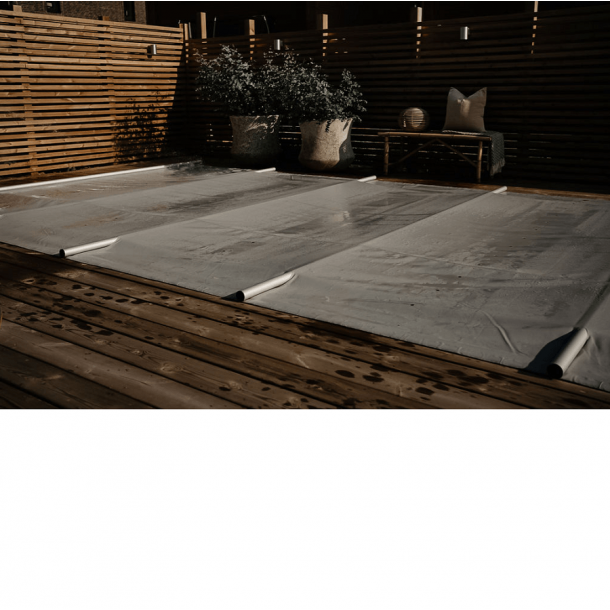 Capella sikkerhedscover til rektangulær pool