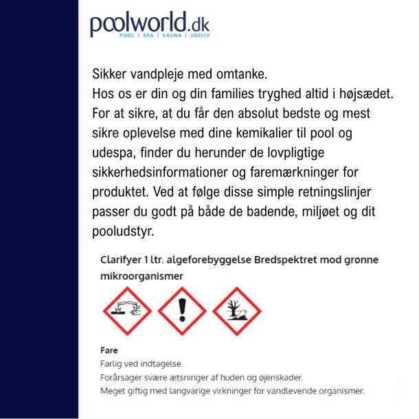 Bayrol - Clarifyer - Algicide mod alger - 1 l