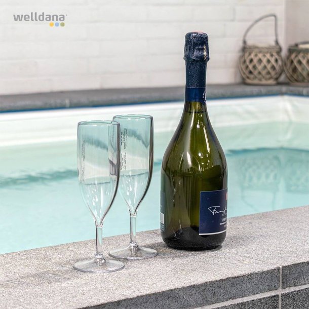 Comfortana Champagne glas - st med 2 stk