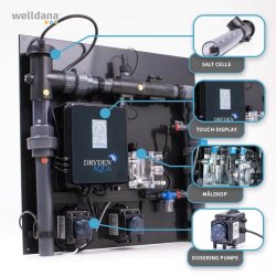 DA-Gen - Saltgenerator - Pool og kemistyring - 45 m3 - Wifi