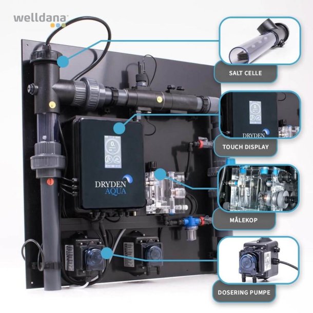 DA-Gen - Saltgenerator - Pool og kemistyring - 45 m3 - Wifi