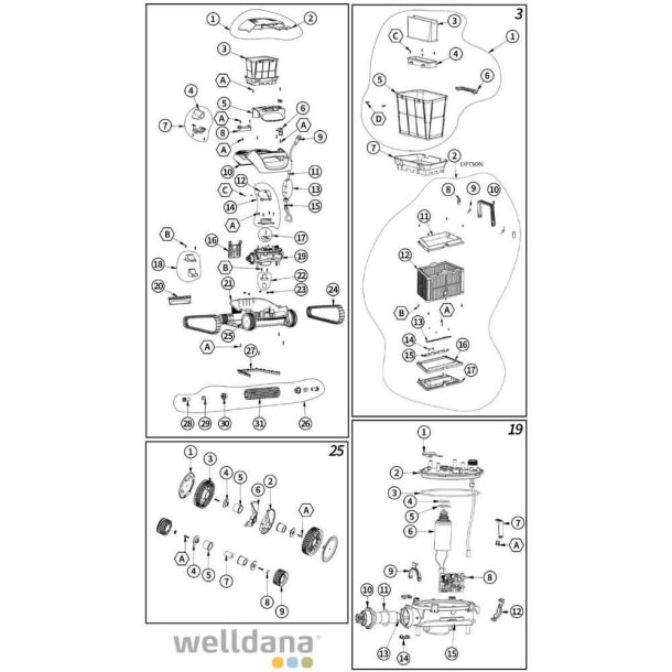 Dolphin Filter flap til Poolrobot E10 og E20