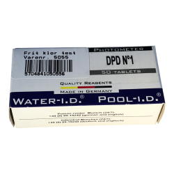 Pool Lab - DPD1 Refill Tabletter 50 stk til Klorm&aring;ling