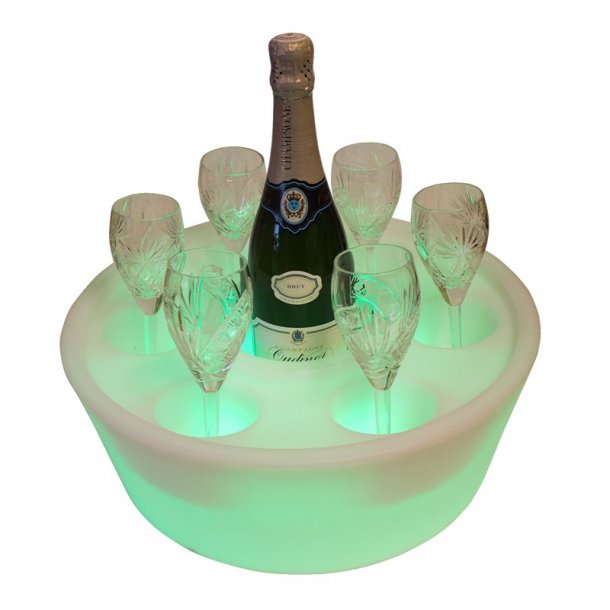 Flydende Drink holder med LED-lys til Spa og Pool