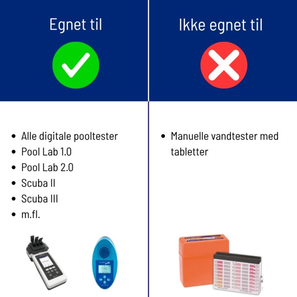 Pool Lab - DPD4 Refill Tabletter til oxygen m&aring;ling