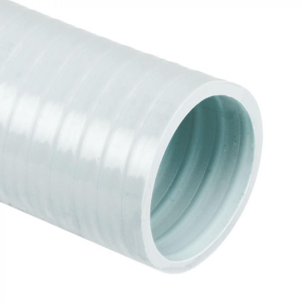 Flexslange Hvid PVC 60 mm - Pris per meter