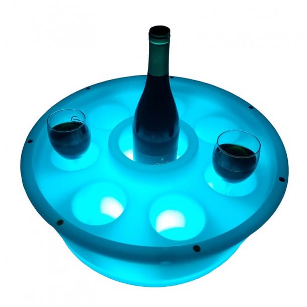 Flydende Drink holder med LED-lys til Spa og Pool