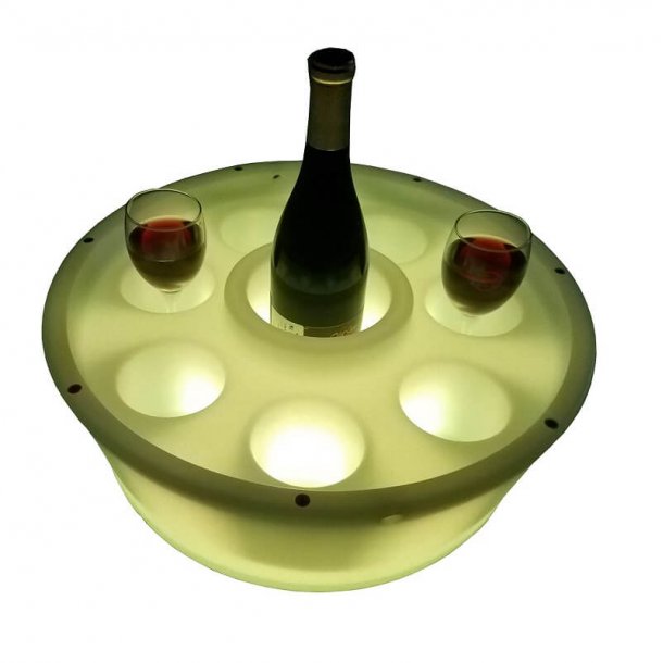 Flydende Drink holder med LED-lys til Spa og Pool