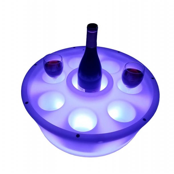 Flydende Drink holder med LED-lys til Spa og Pool