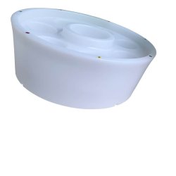 Flydende Drink holder med LED-lys til Spa og Pool - set forfra (Varenr. 325LSB431 - 11372)