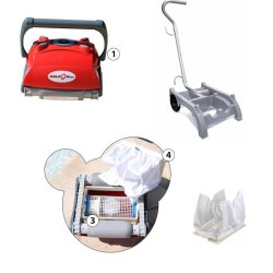 DEMO Poolrobot Galeon MED Bund og Vg inkl. vogn - Astral