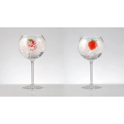 HappyGlass Gin Tonic Glas Plastik  Miss Liza 2 stk