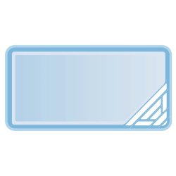 Coral Pegas S Glasfiber Pool Pakke 6,1 x 3,1 x 1,4 m