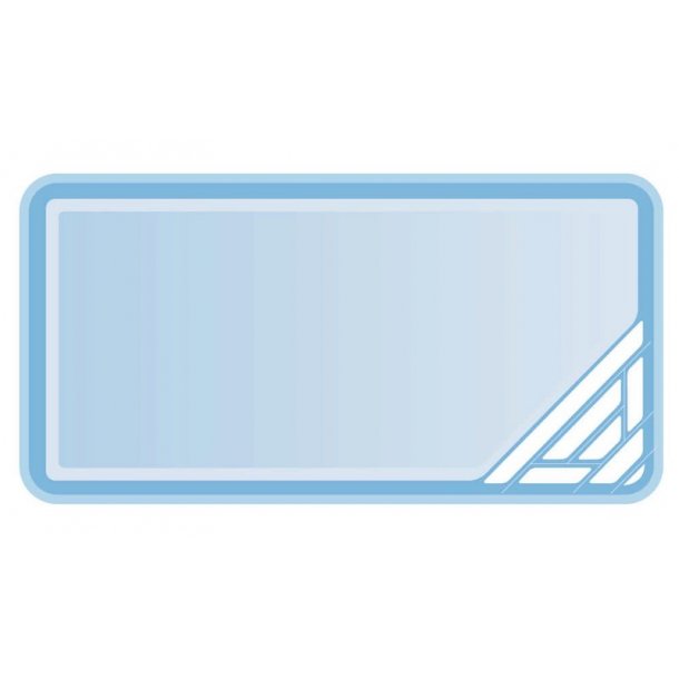 Coral Pegas S Glasfiber Pool Pakke 6,1 x 3,1 x 1,4 m