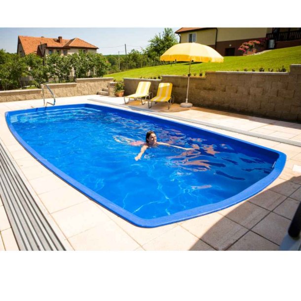 Coral Orion Glasfiber Pool Pakke 7,5 x 3,5 x 1,5 m