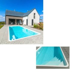 Coral Gemini Glasfiber Pool Pakke 8,2 x 3,5 x 1,5 m