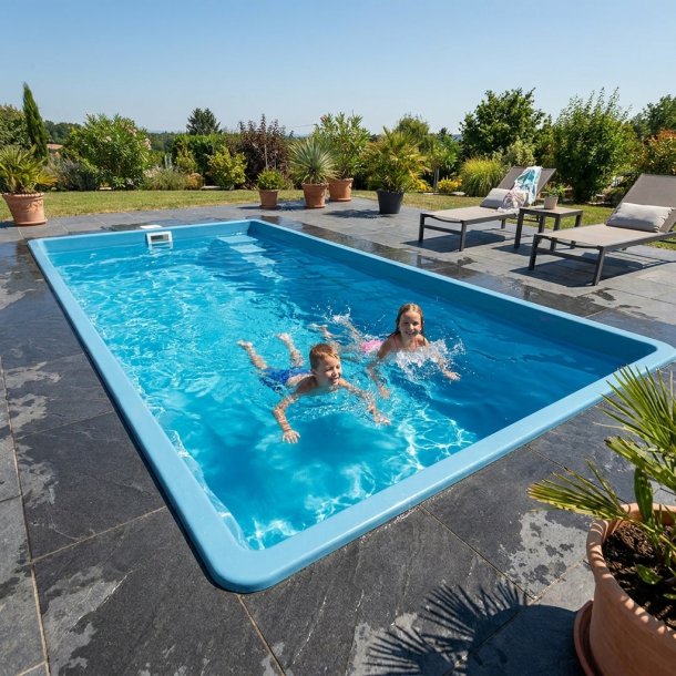Coral Smart Glasfiber Pool pakke 4,6 x 3,0 x 1,2 m